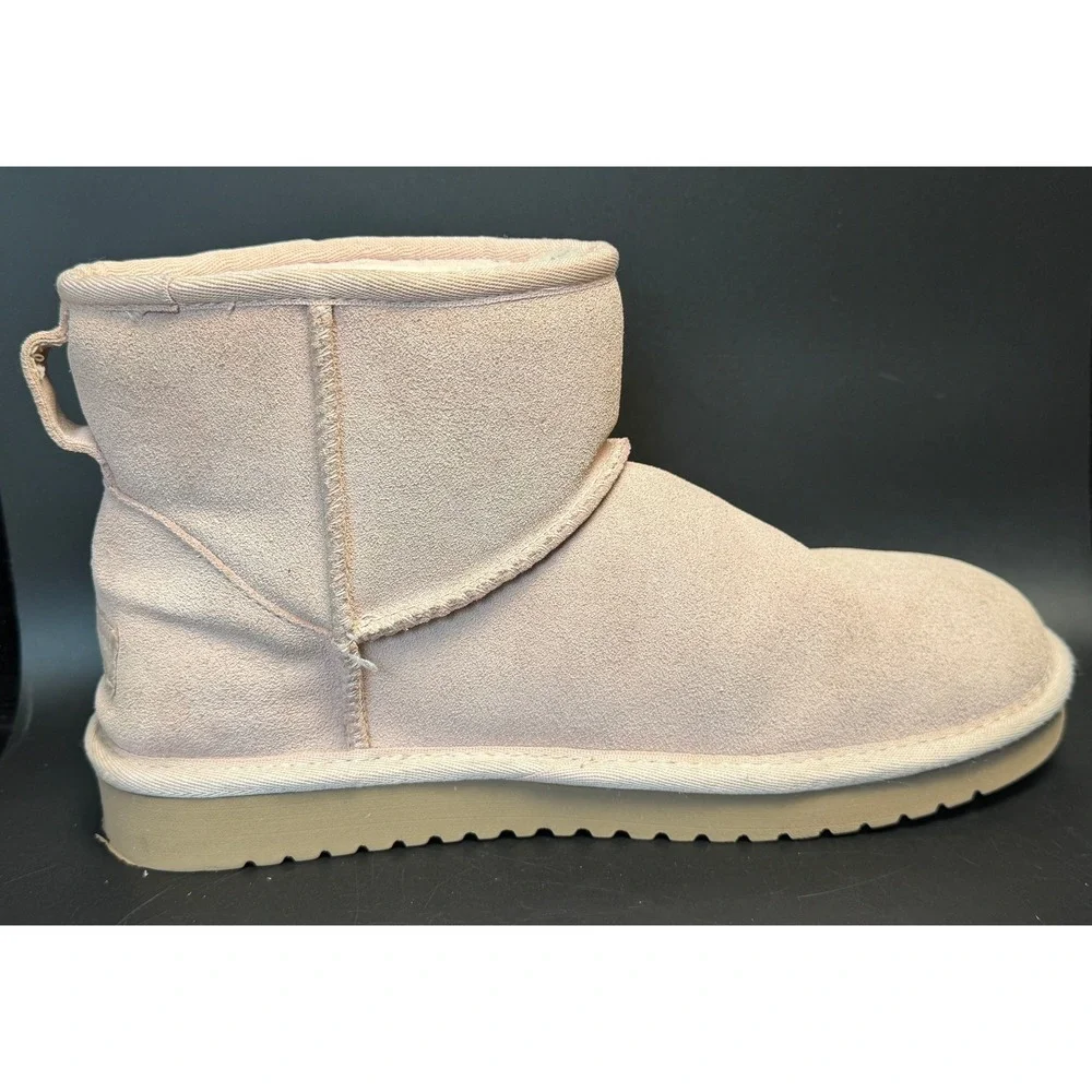 Koolaburra by UGG: Victoria Mini Pink Suede Faux Fur Boots, 1114851 Womens 8